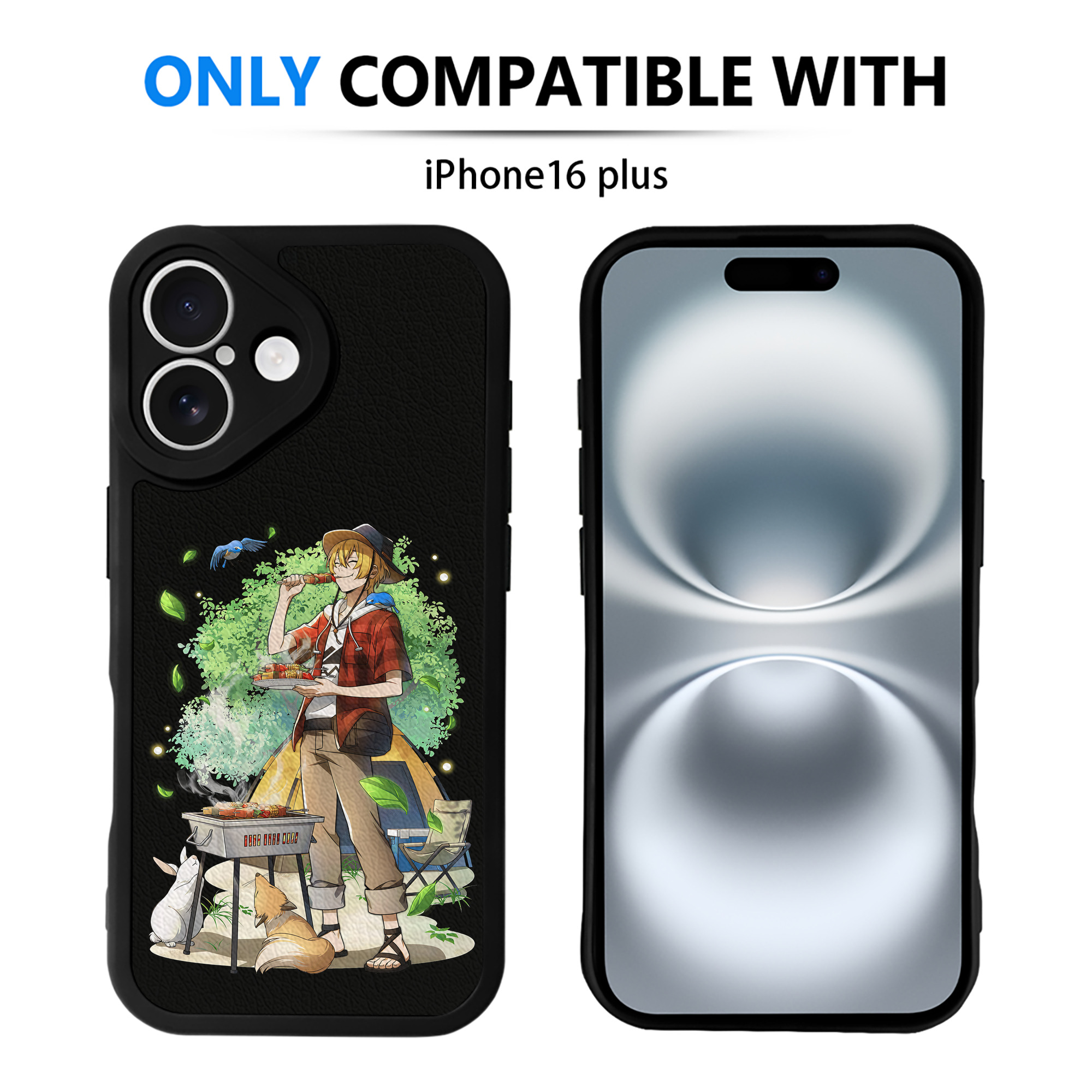 （画像用） 文豪ストレイドッグス Bungo Stray Dogs 【iPhone 16シリーズ対応】シリコンスマホケース（レザー調） 材質：シリコン